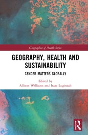 Cover of new book Geography, Health and Sustainability