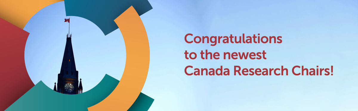 Congratulations to our new Canada Research Cjair