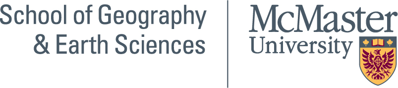 McMaster School of Geography and Earth Sciences logo