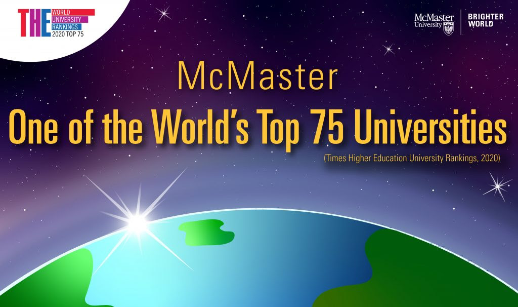 McMaster one of the worlds top 75 universities