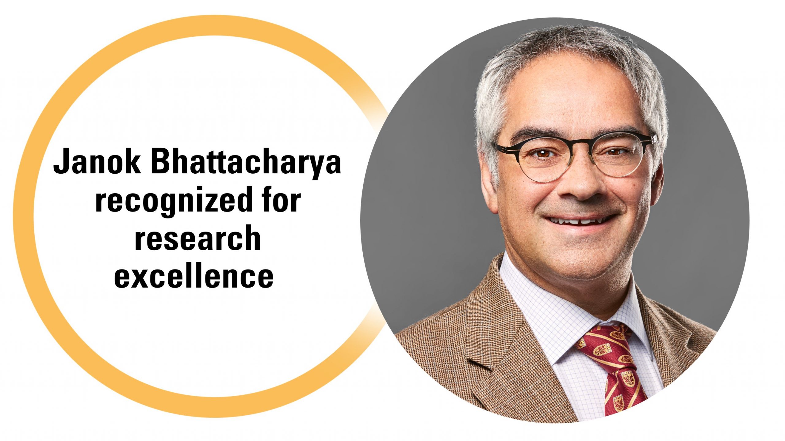 Janok Bhattacharya recognized for research excellence