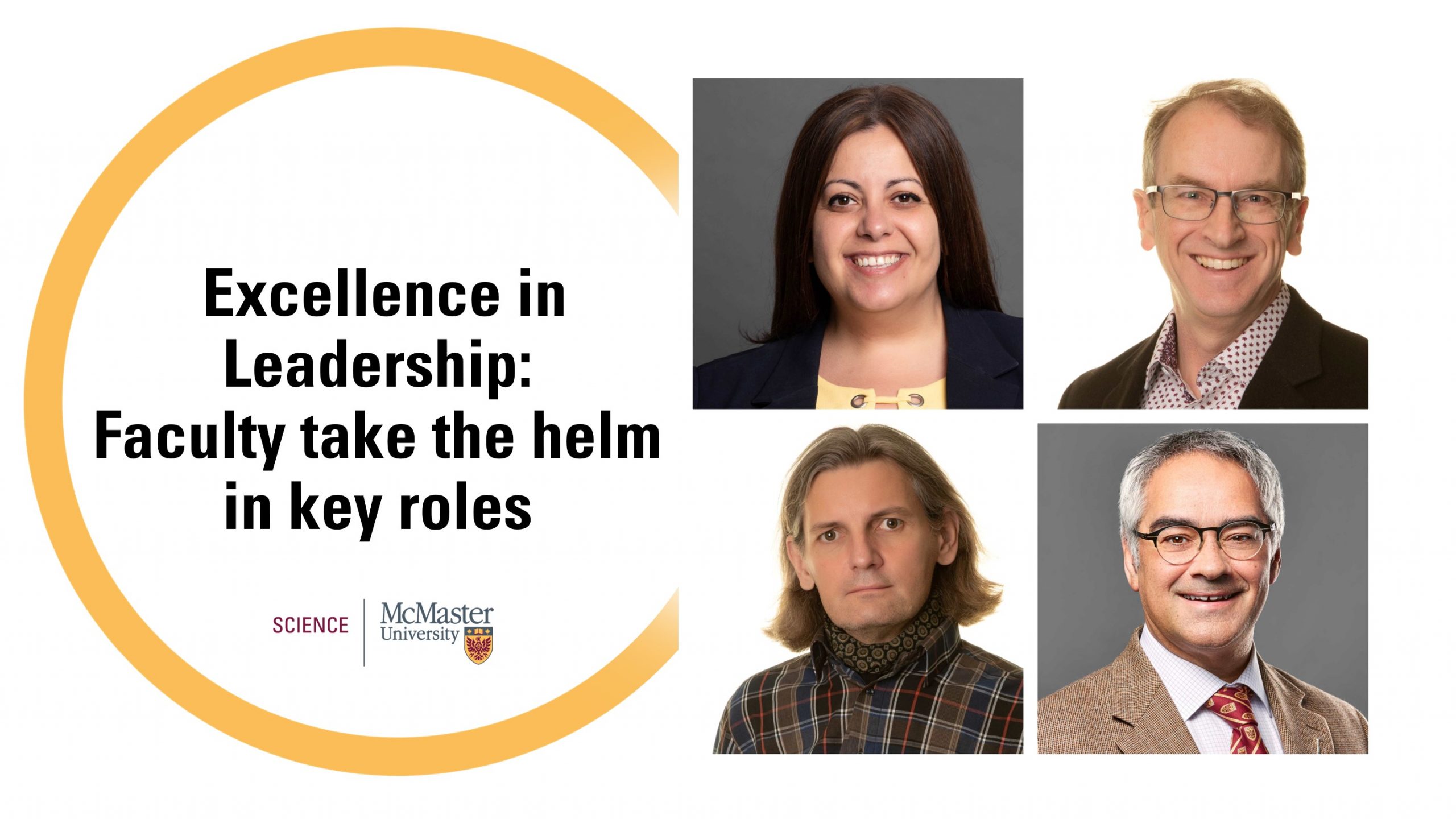 Excellence in leadership: four faculty assume leadership roles