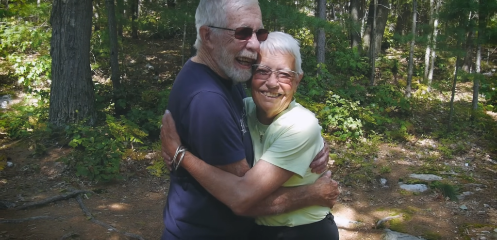 Jim and Sue Waddington at Killarney Provincial Park.