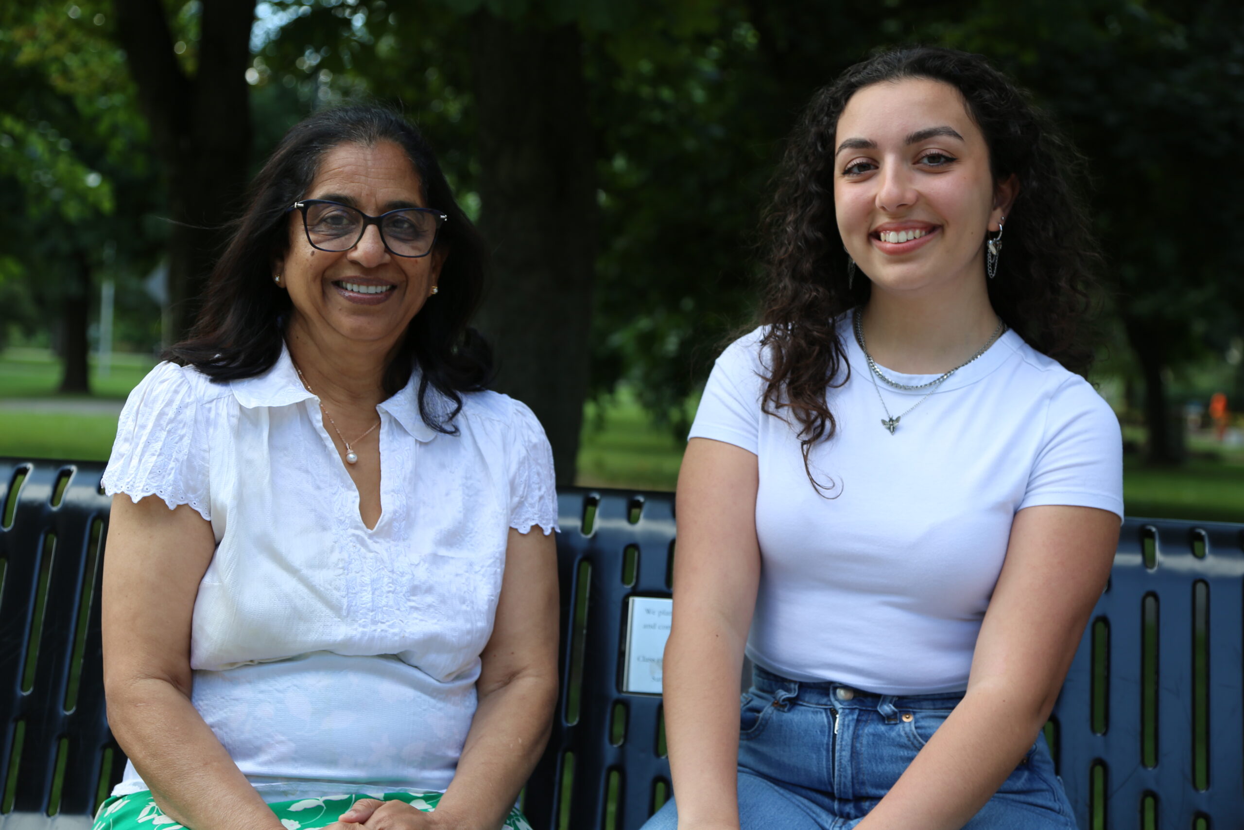 Sunita Nadella and Chloe Nasrala