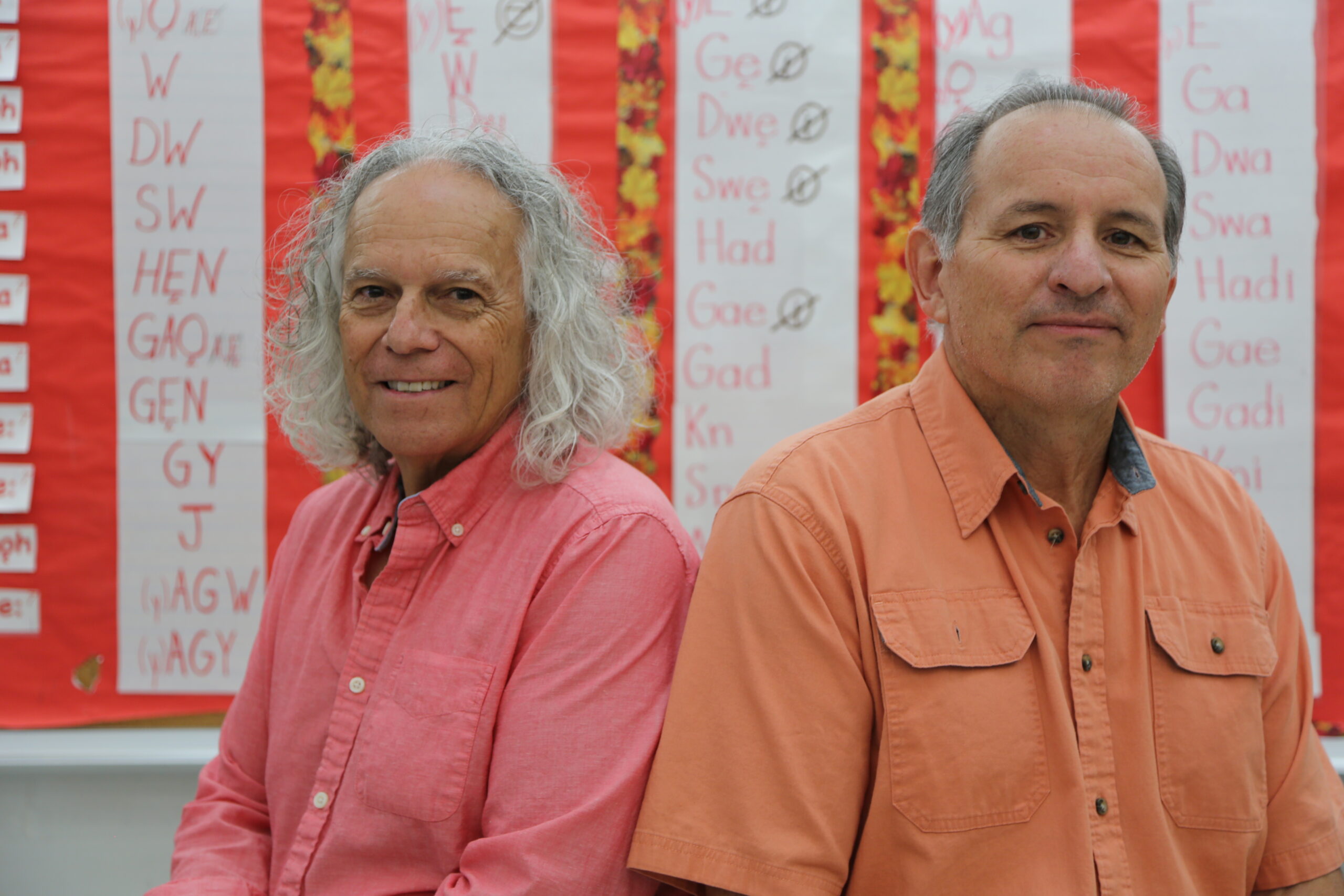 David Moses (left) and Thomas Deer have created a second Indigenous astronomy show for McMaster's W.J. McCallion Planetarium