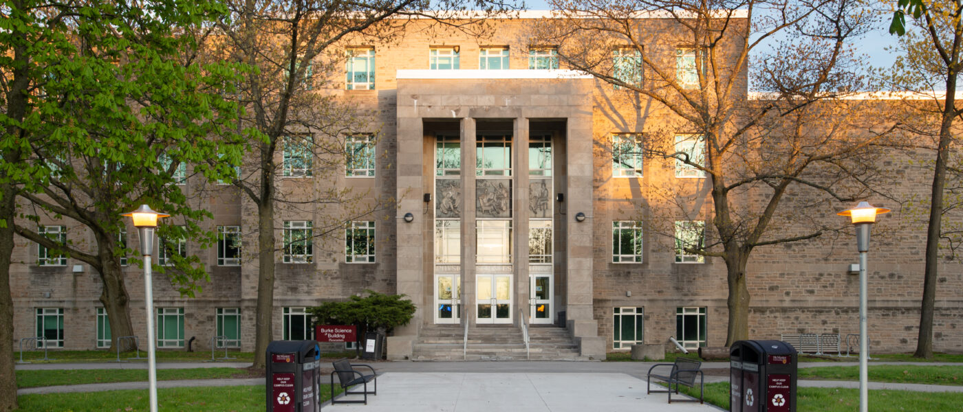 Exterior of Burke Science Building