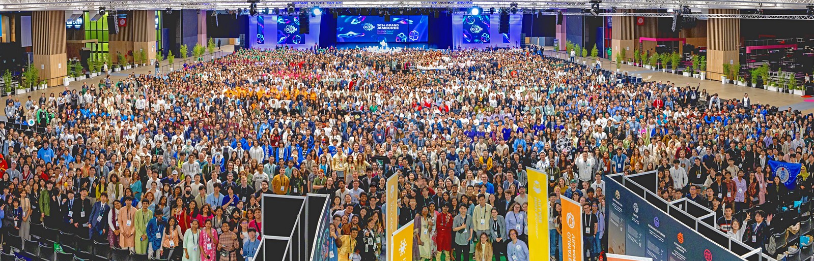 Students at 2024 iGEM conference