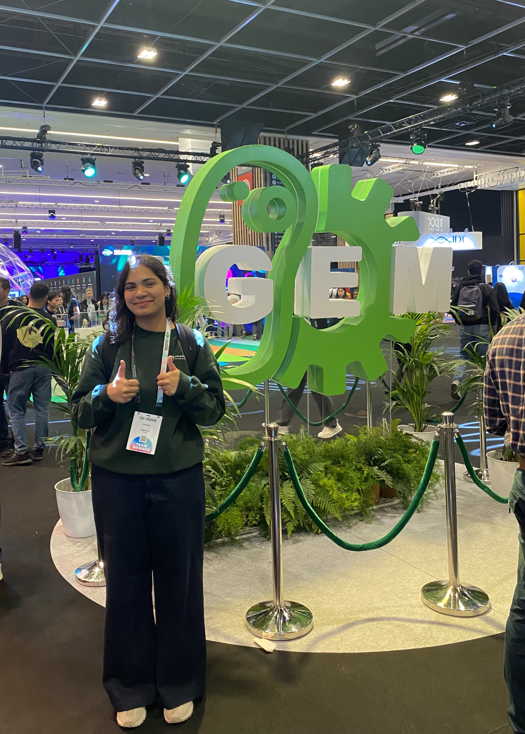 Arnica Khaton at iGEM in Paris